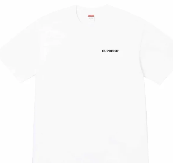 T-shirt XL S M Patchwork L White Printed Tee Back Black and Color Logo Letter 24SS 0926